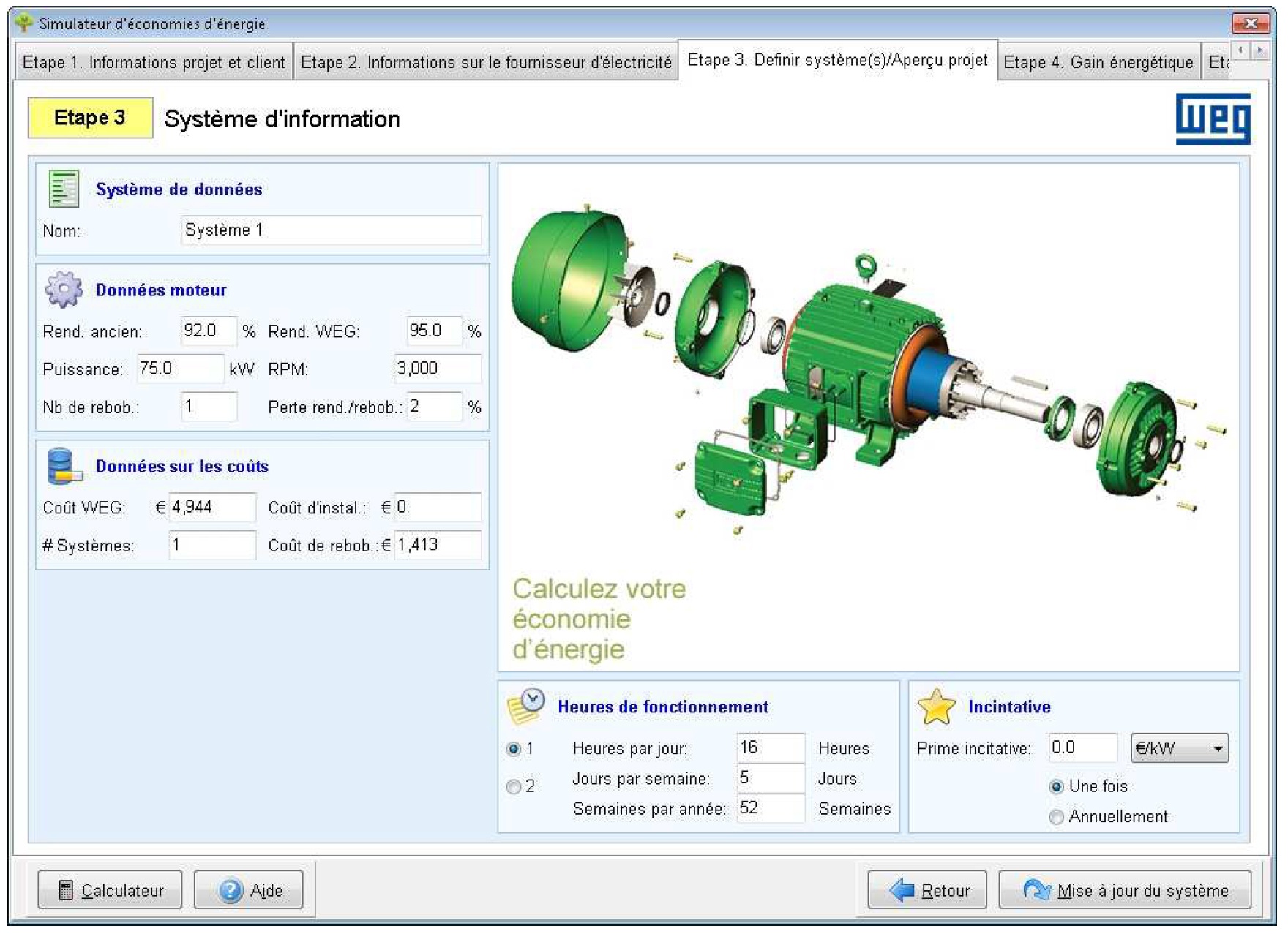 Simulateur d’économies d’énergie